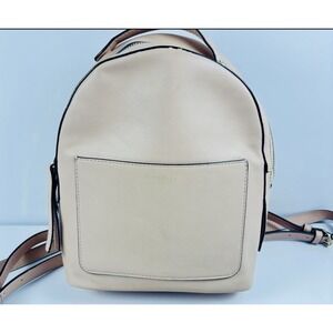 Fiorelli Women's Mini Beige Sand Backpack Bag Gold-Tone Hardware Handbag Purse